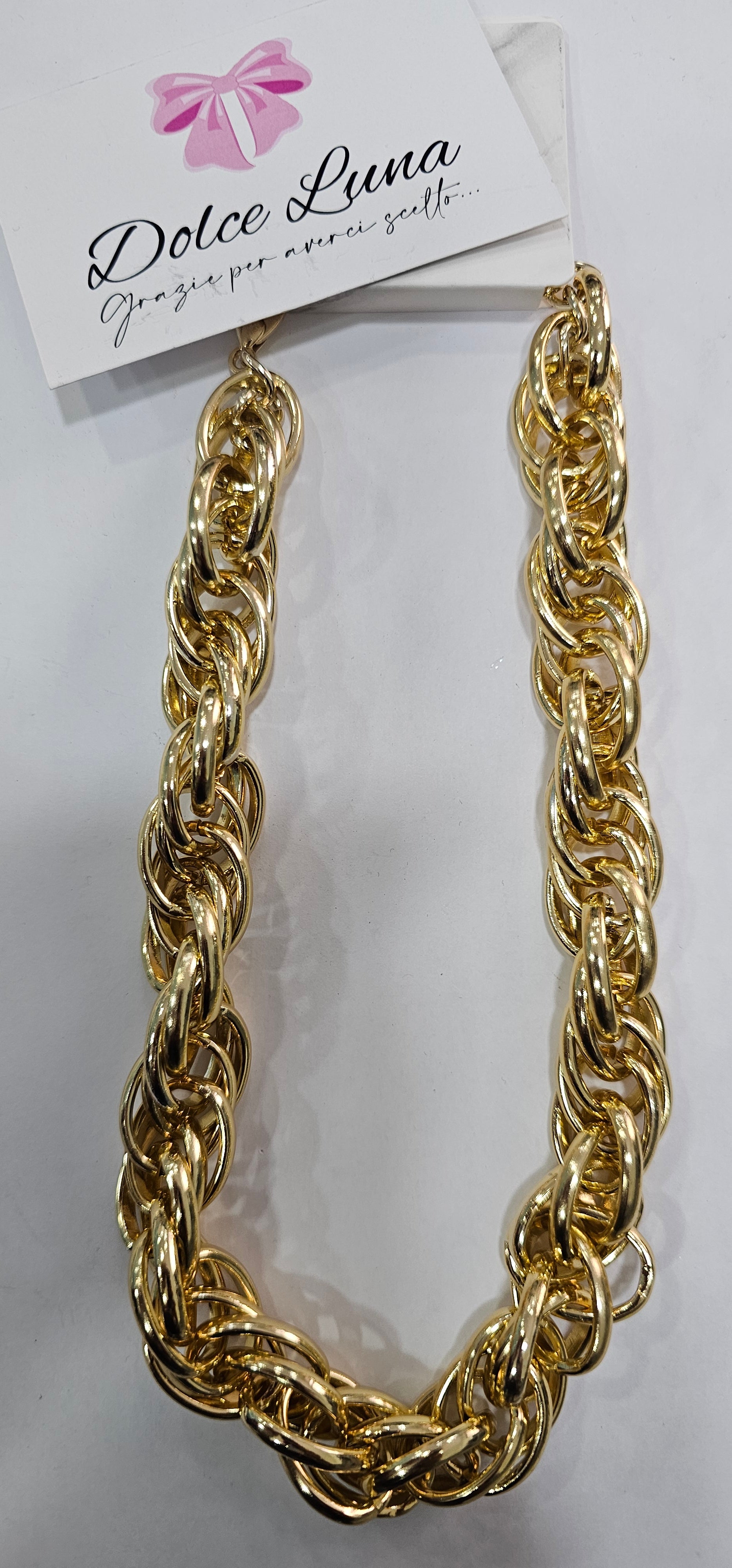 COLLANA CATENA INTRECCIO