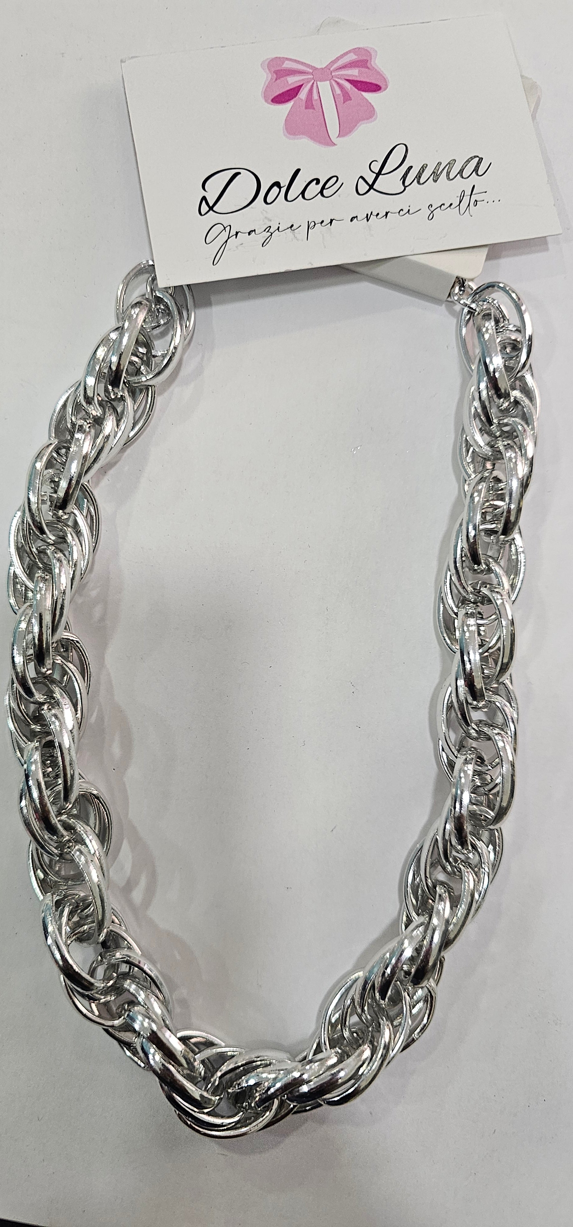 COLLANA CATENA INTRECCIO