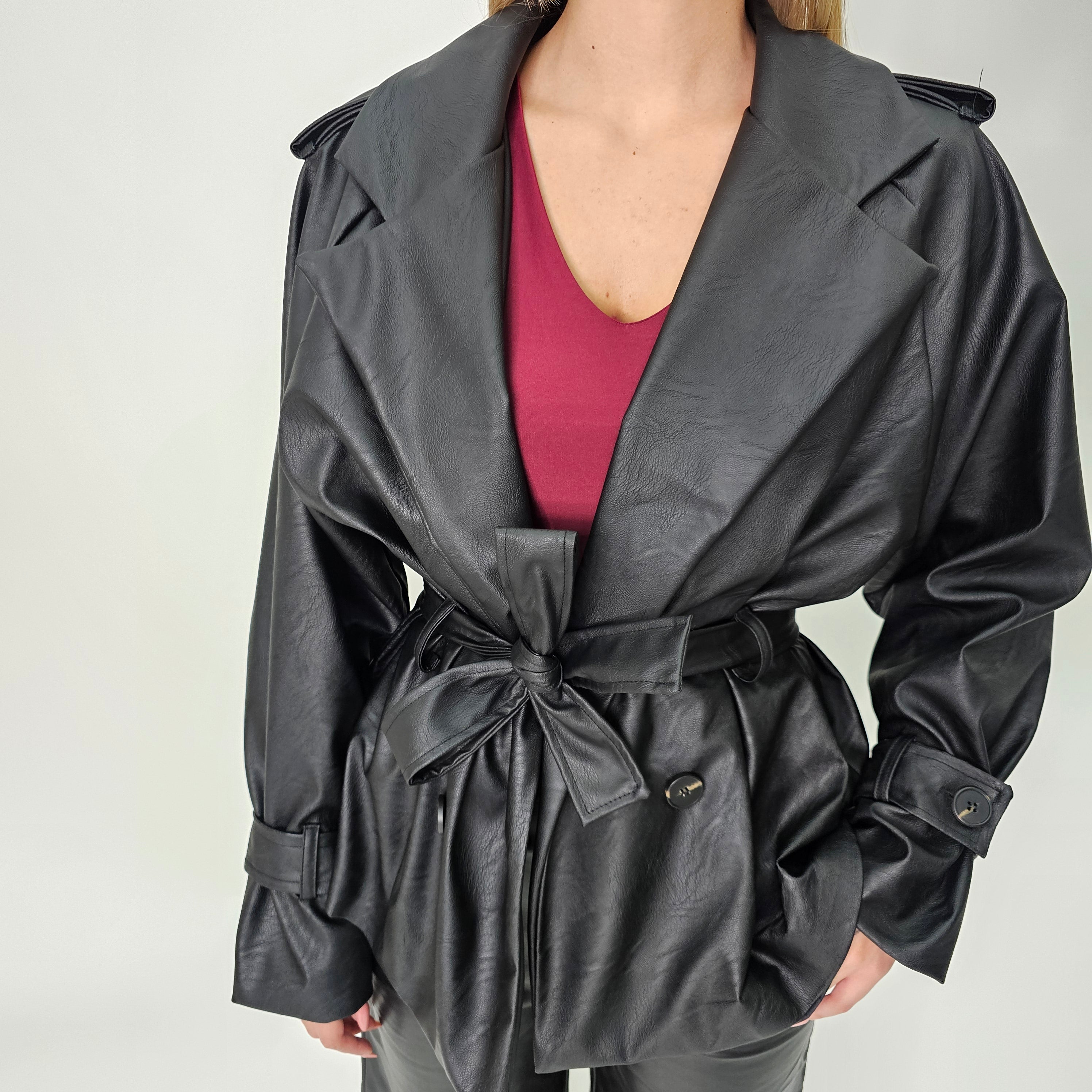 CAPPOTTO TRENCH NERO
