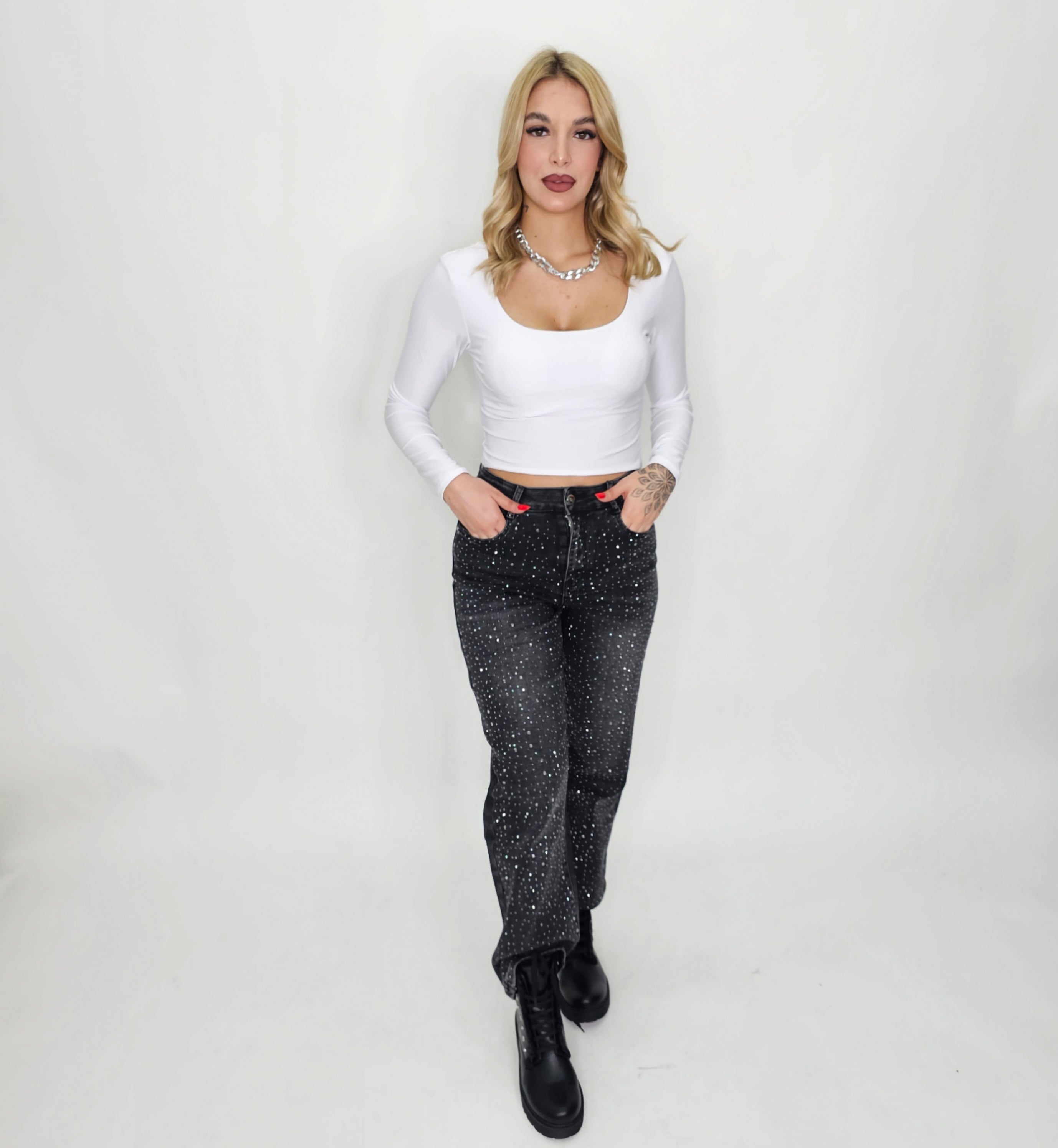 JEANS PERLA