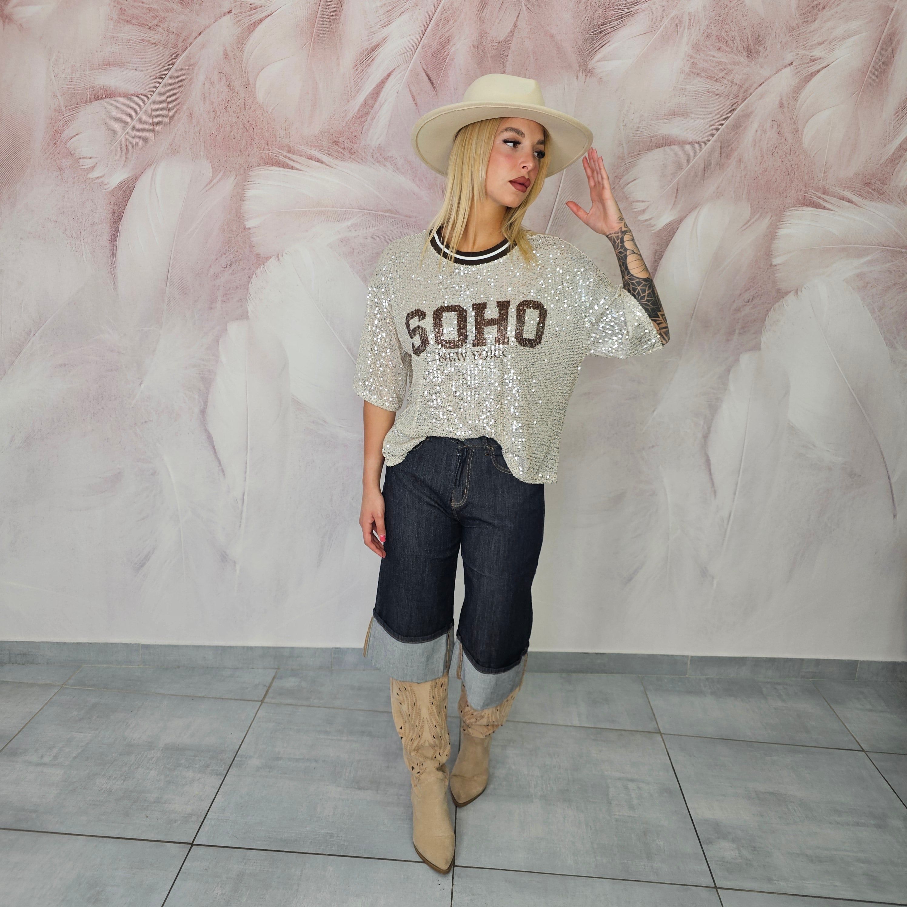 JEANS BERMUDA
