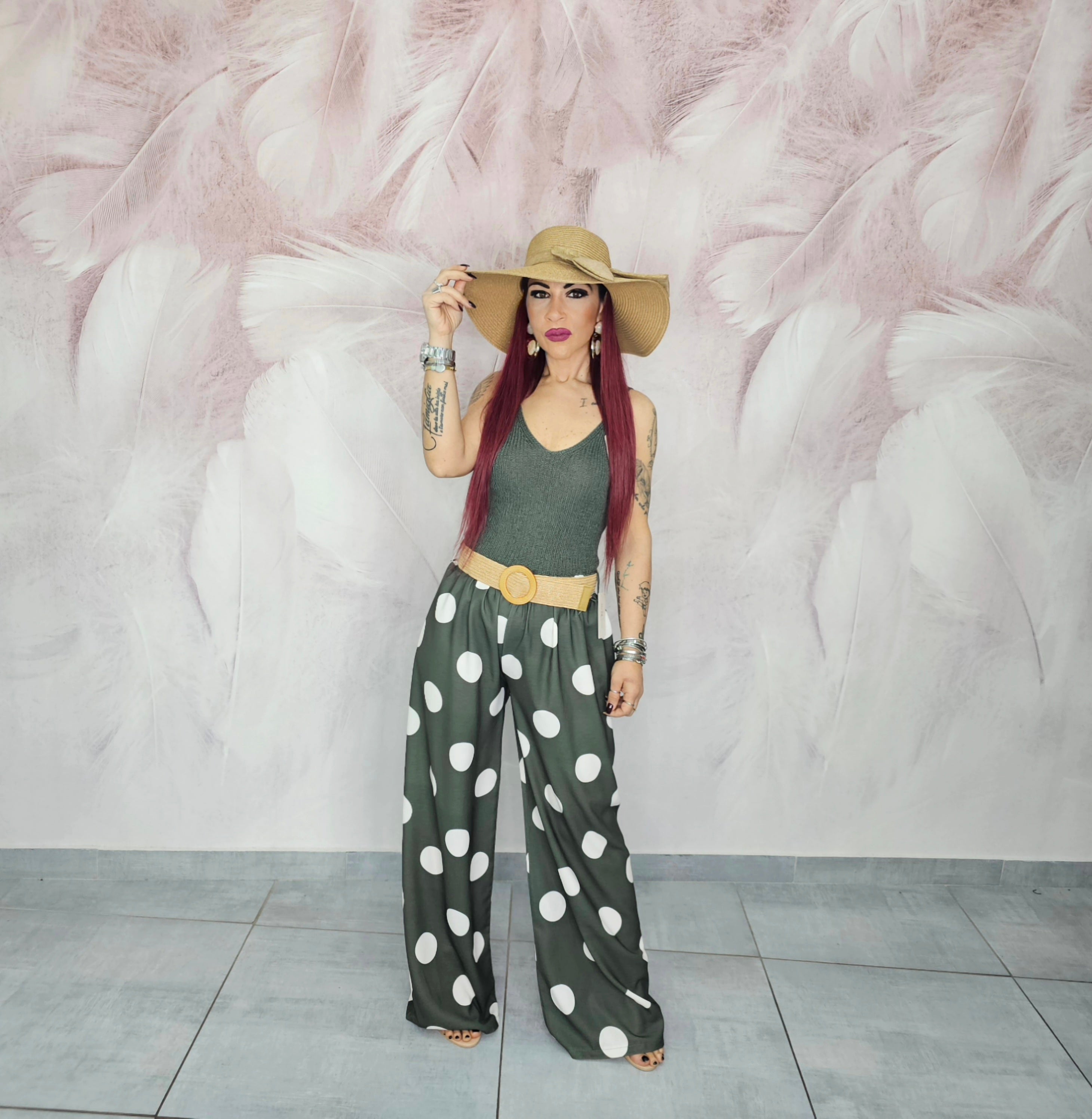 PANTALONE PALAZZO POIS