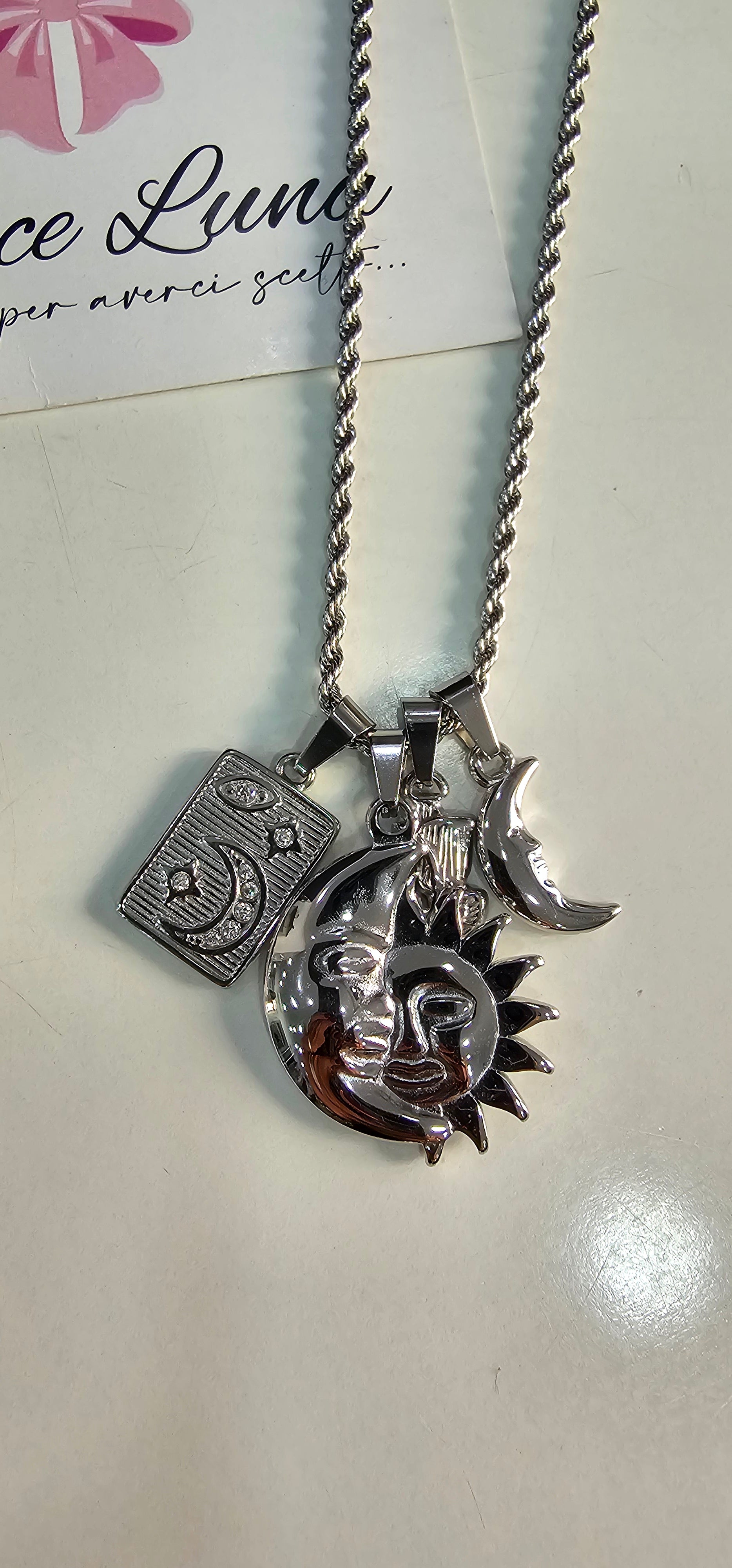 COLLANA SOLE LUNA