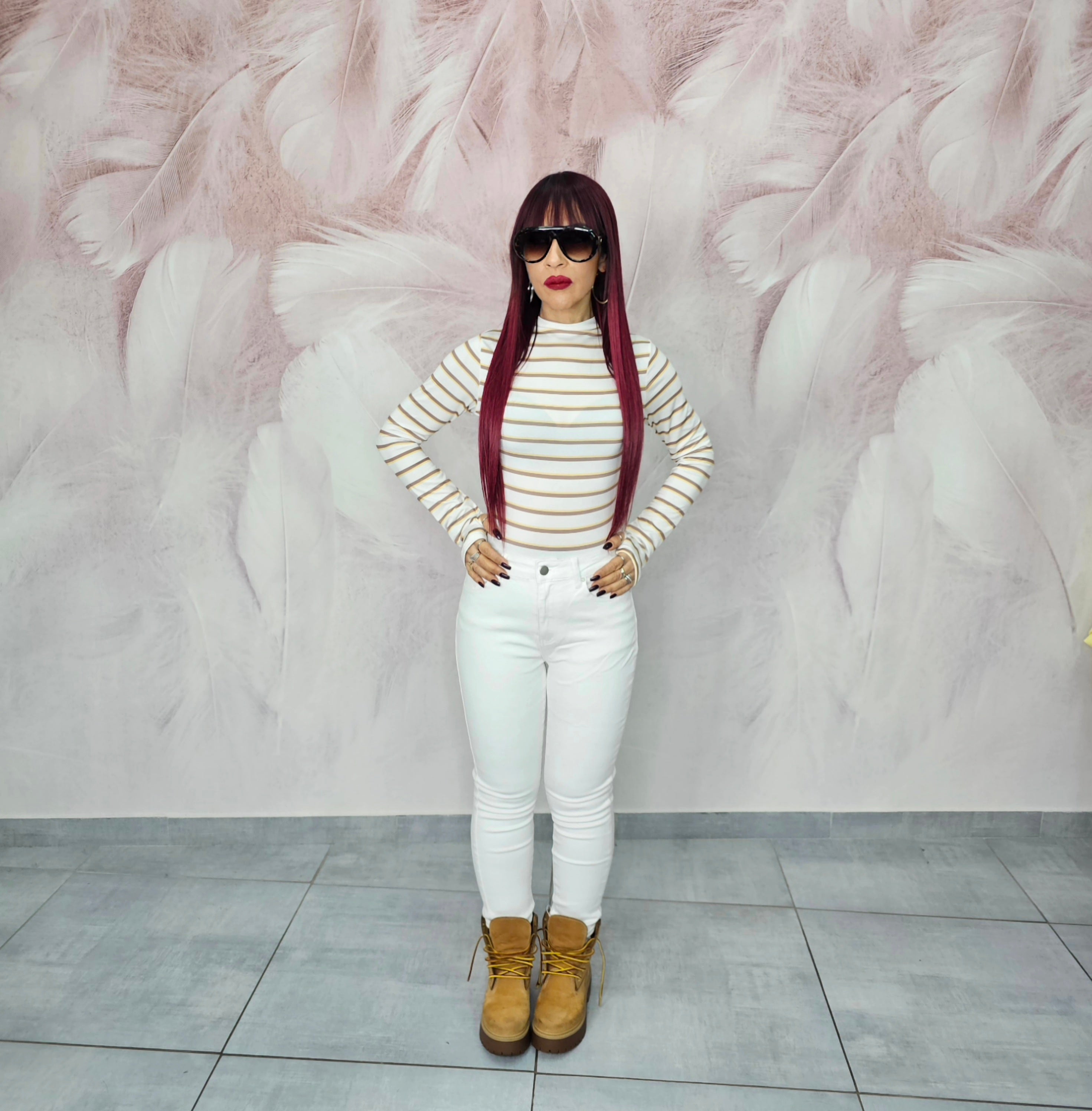 JEANS WHITE