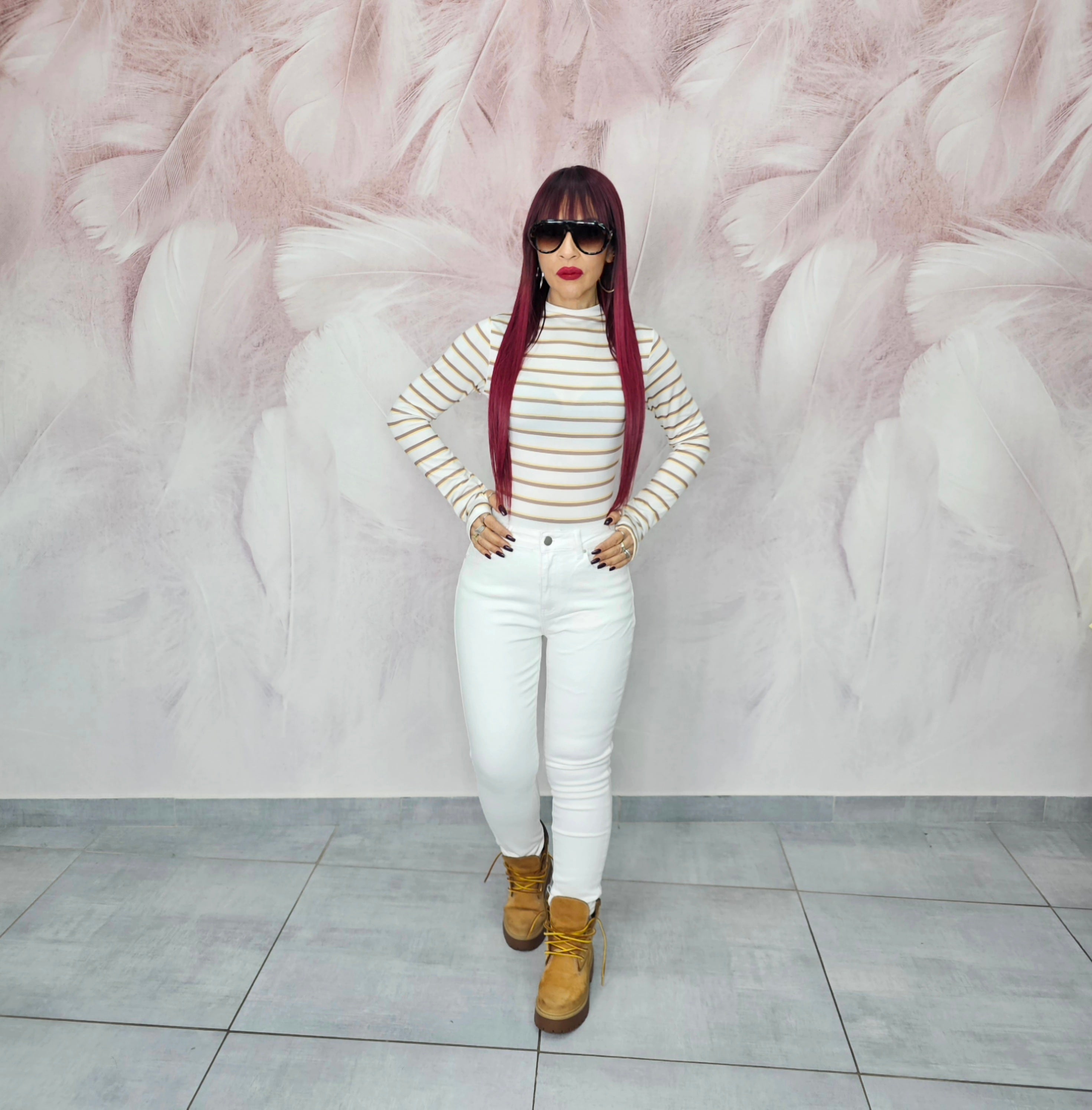 JEANS WHITE