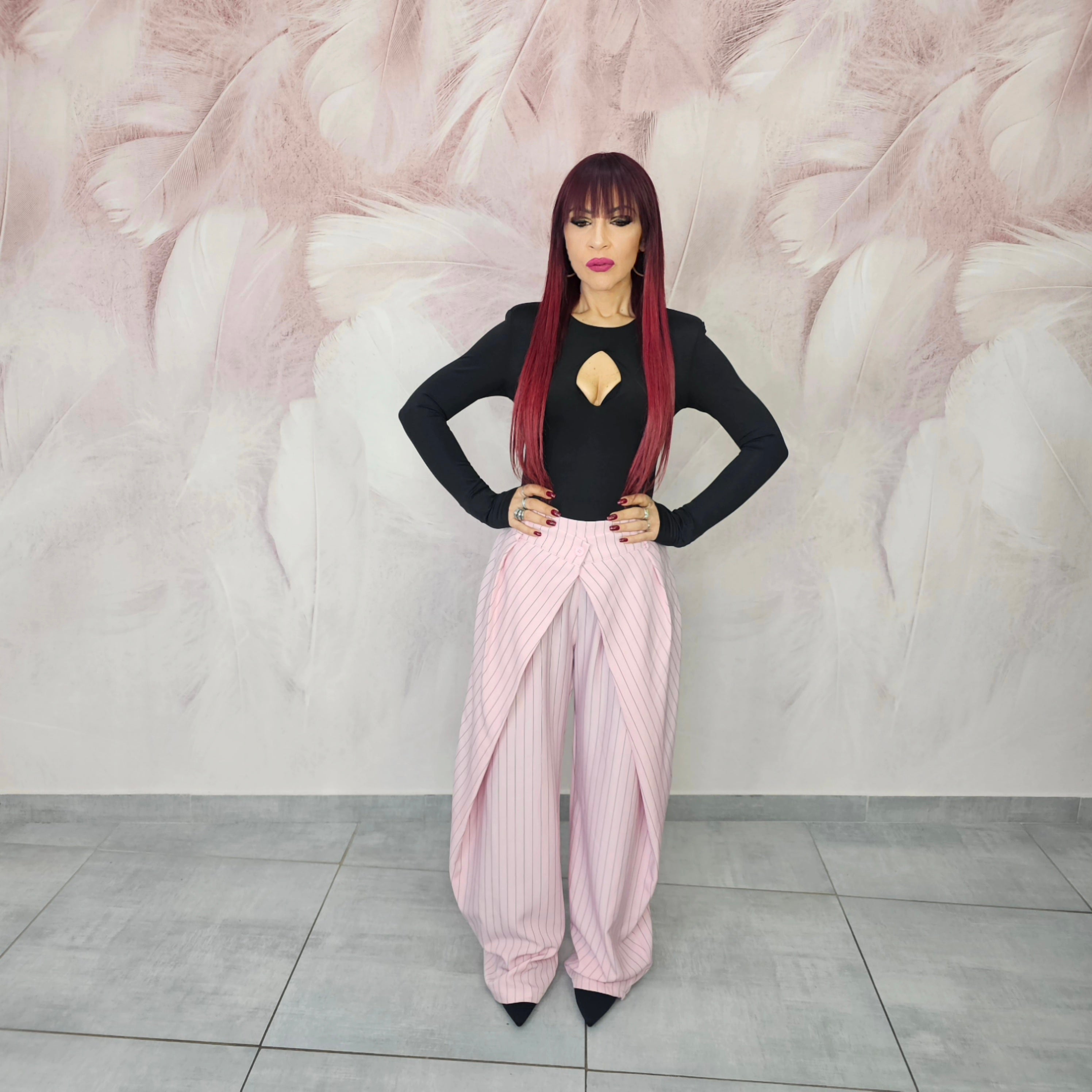 PANTALONE GESSATO