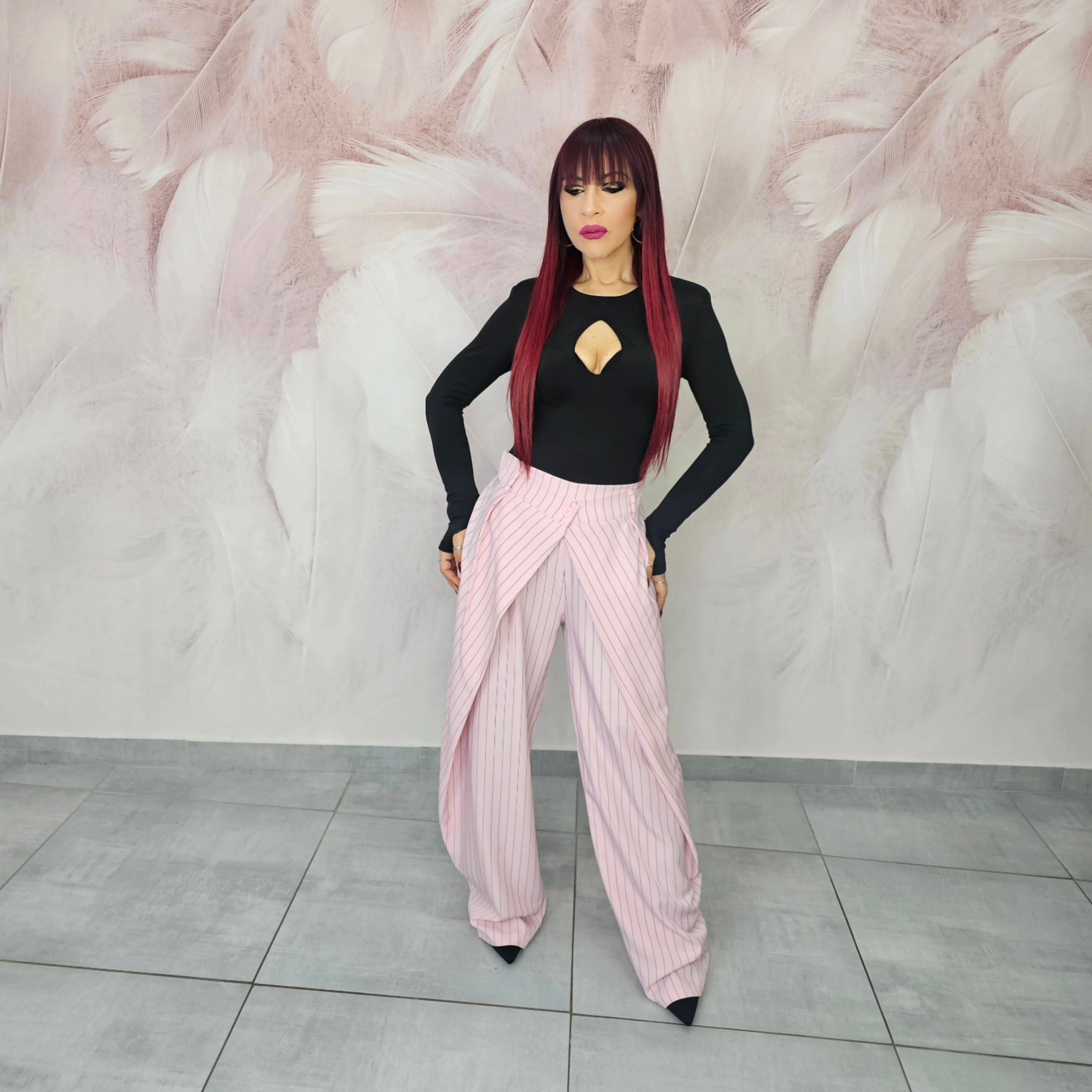 PANTALONE GESSATO