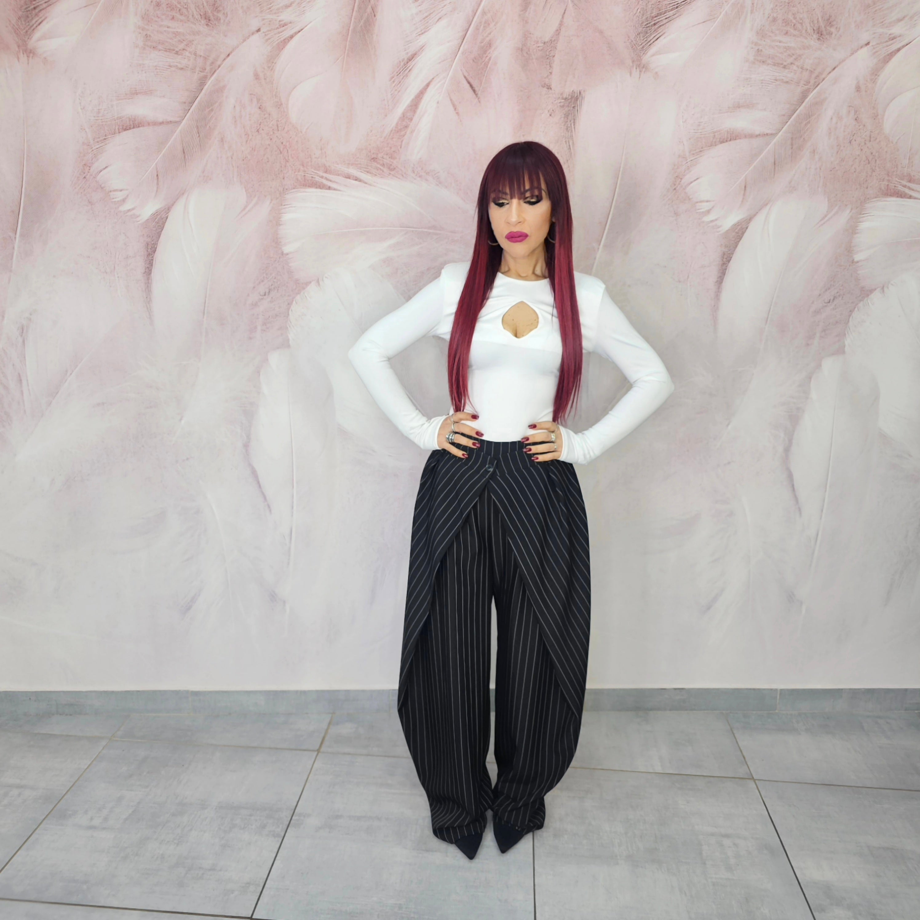PANTALONE GESSATO