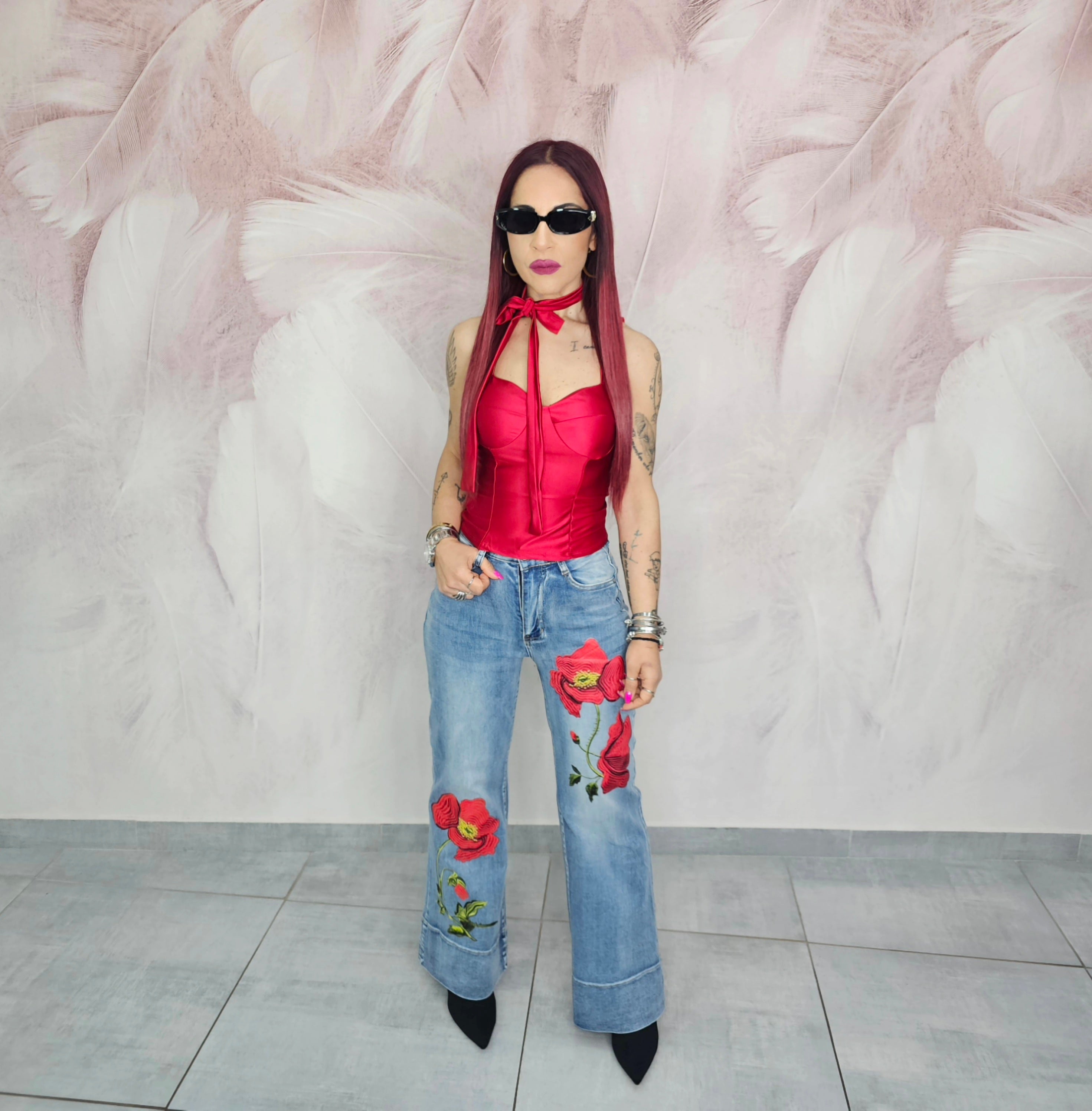 JEANS FLORA