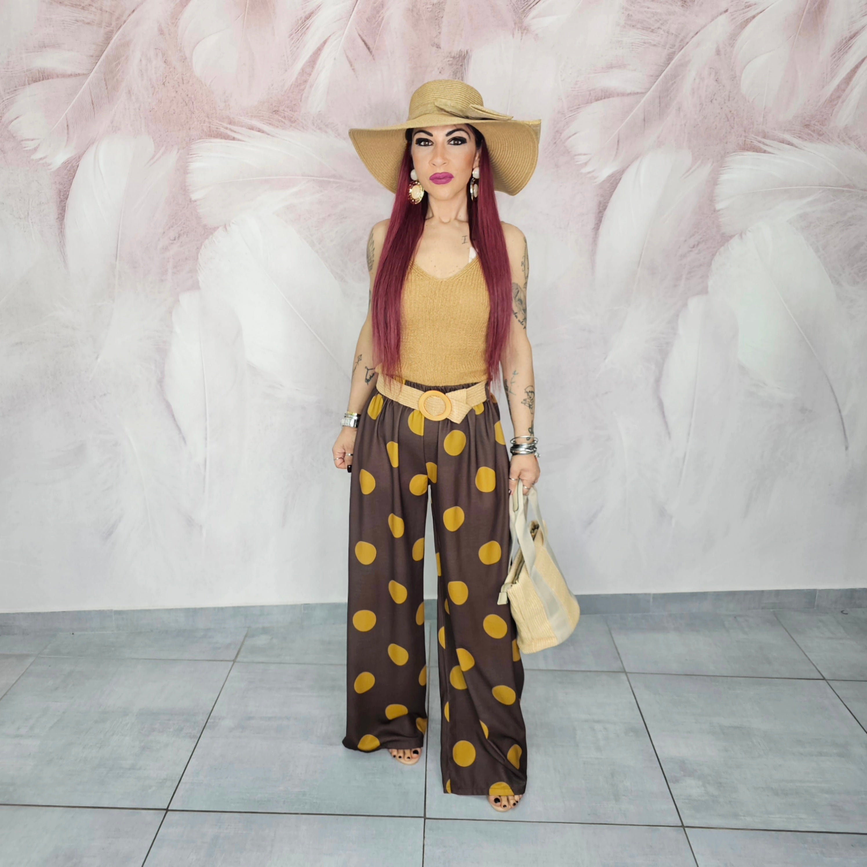 PANTALONE PALAZZO POIS