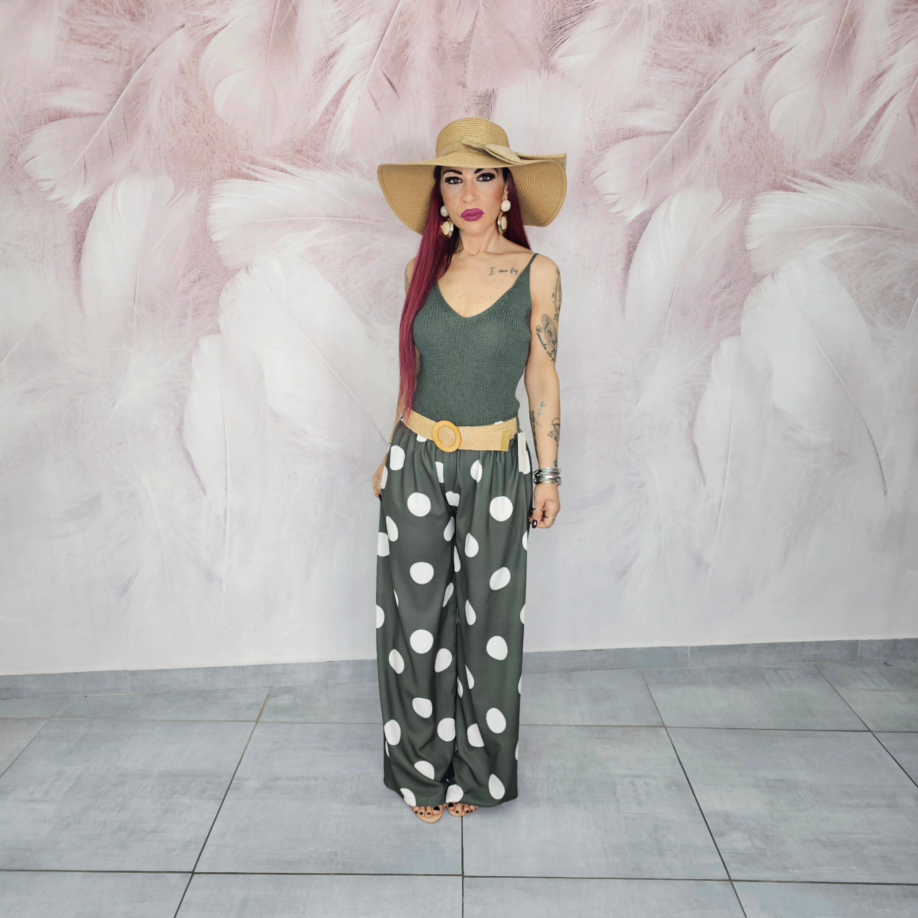 PANTALONE PALAZZO POIS