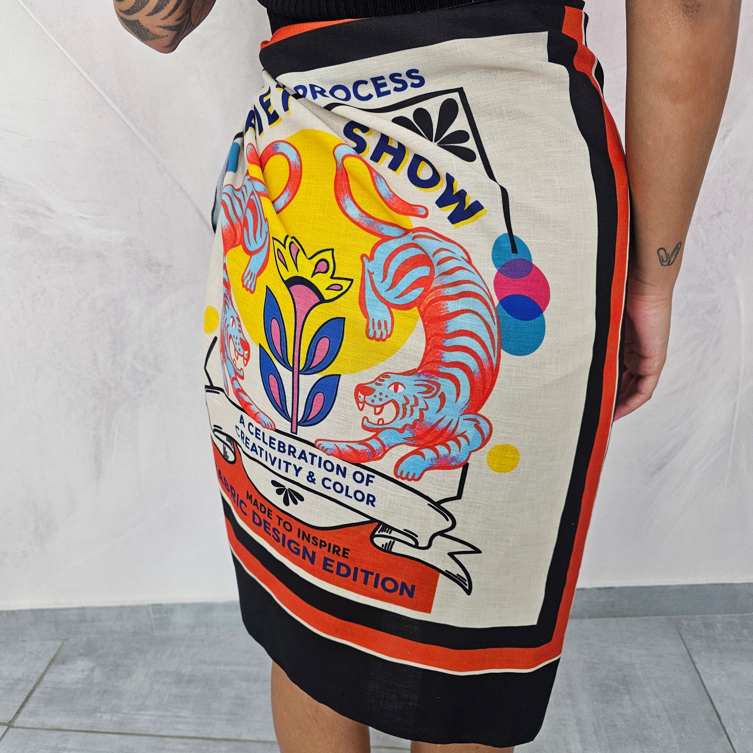 GONNA PAREO TIGRE LUNGO